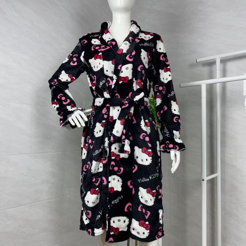 Bathrobe - Camicia da Notte Hello Kitty Nuova