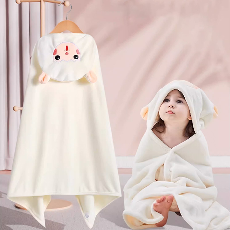 Spa Towel - Coperta indossabile in pile corallo con