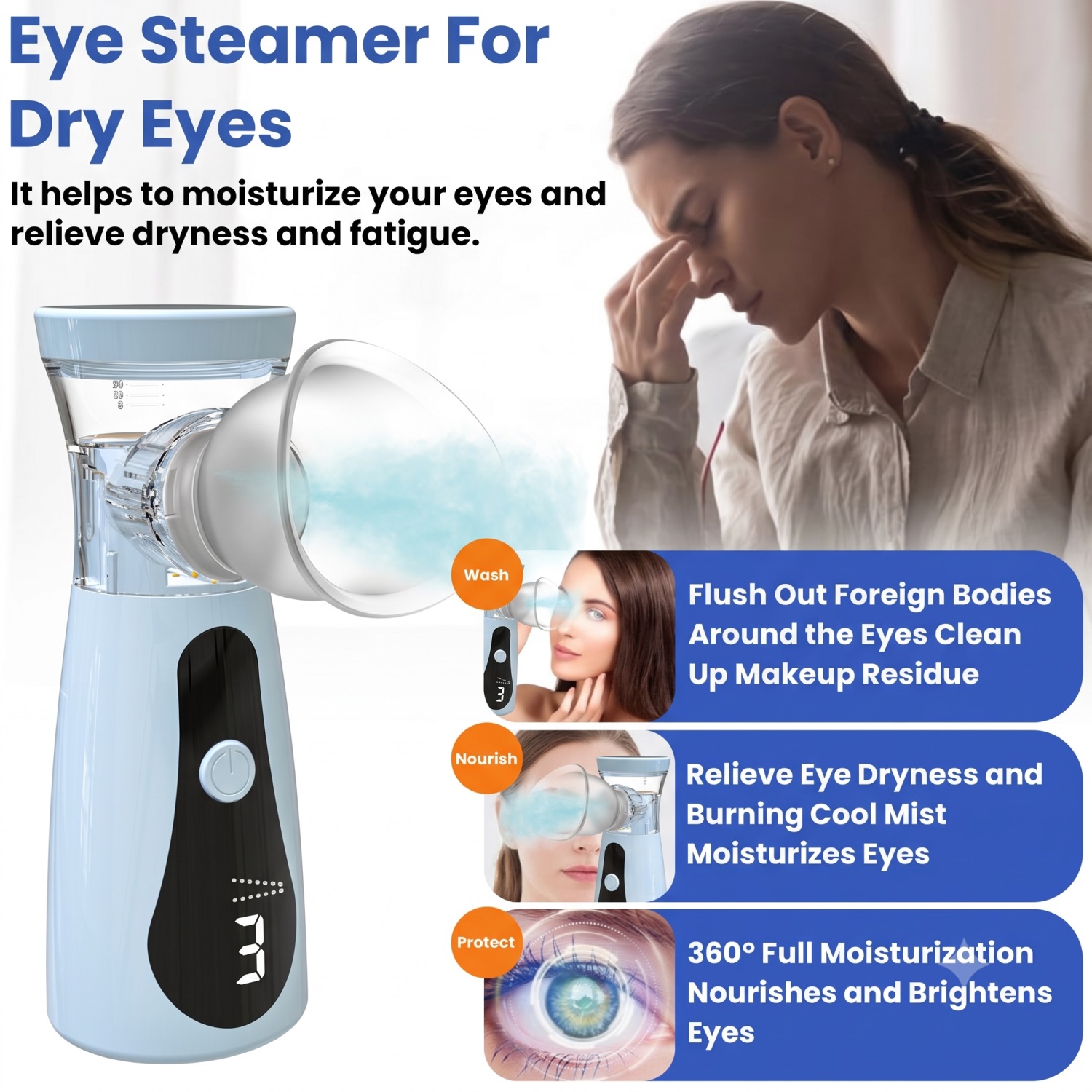 Umidificatore Nano per Occhi,  - Face Steamer recensione e prezzo
