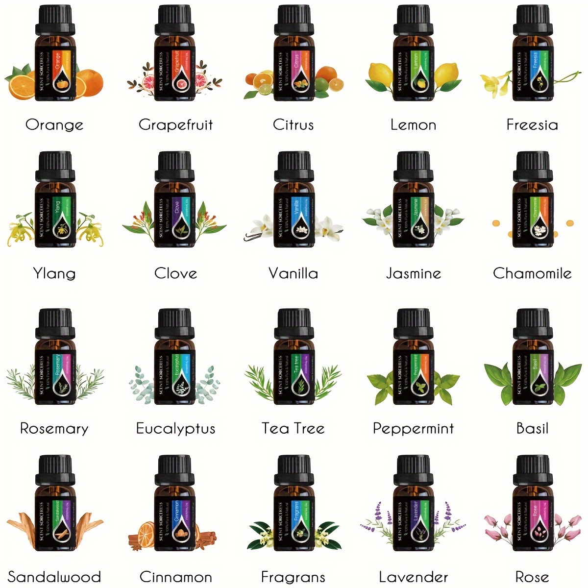 20 pz/set Set di Olio Essenzia - Aromatherapy Diffuser recensione e prezzo