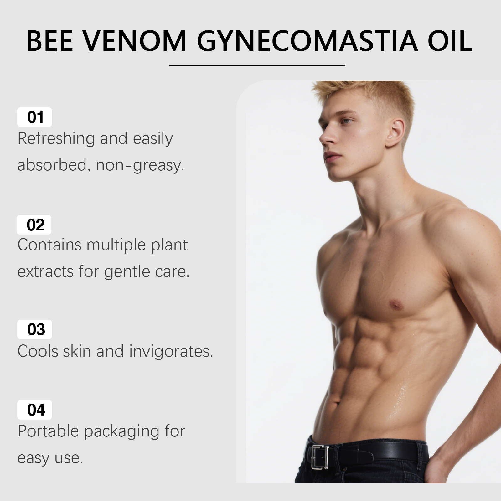 Veleno d'api Olio per ginecoma - Body Oil recensione e prezzo
