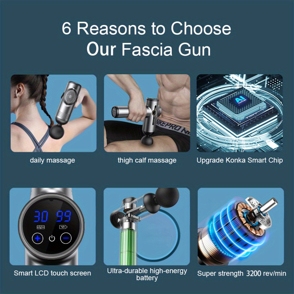 Pistola per massaggio a 99 liv - Massage Gun recensione e prezzo