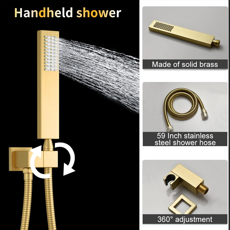 Ottone spazzolato oro Display  - Body Brush recensione e prezzo